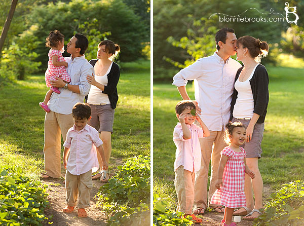 Family Pictures In Gibraltar Gardens Delaware East Coast